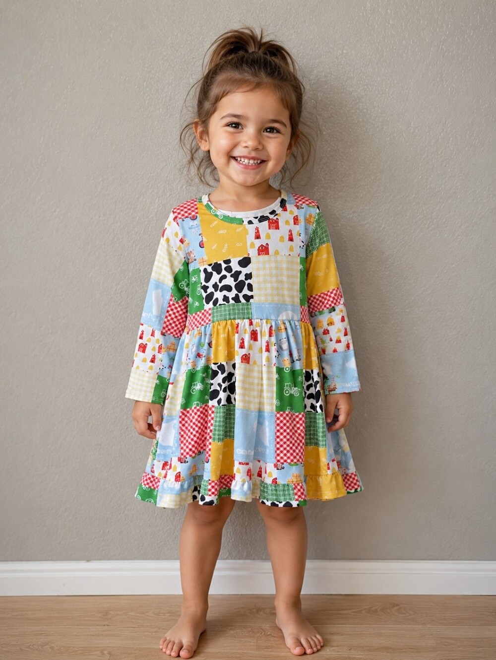 Carhartt Farming Long Sleeve Dress Girls Size 3T NWOT